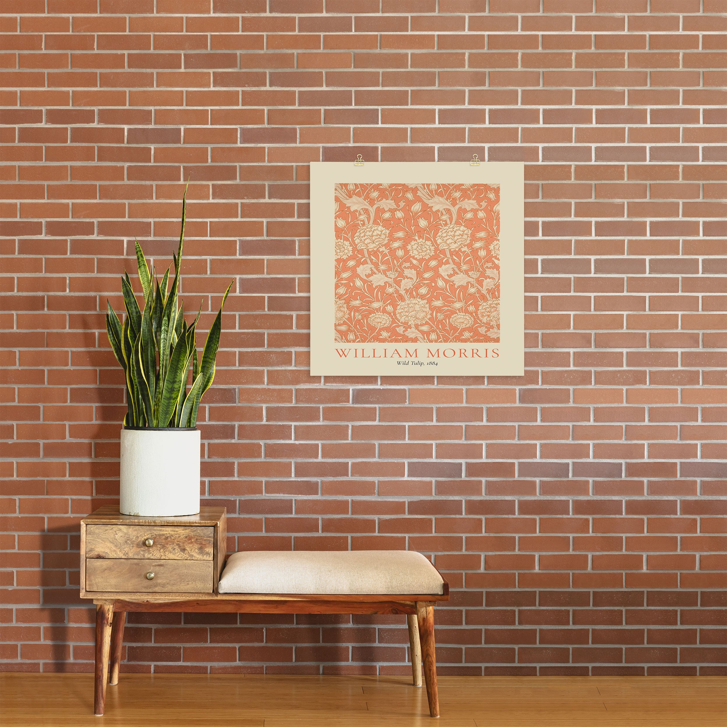 DENY Designs william morris tulip Art Print