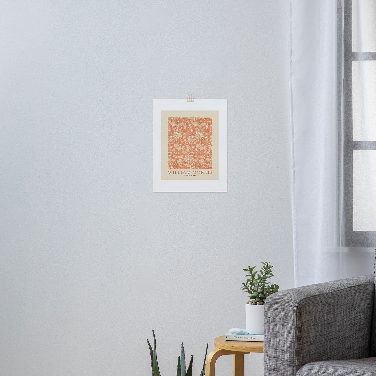 DENY Designs william morris tulip Art Print