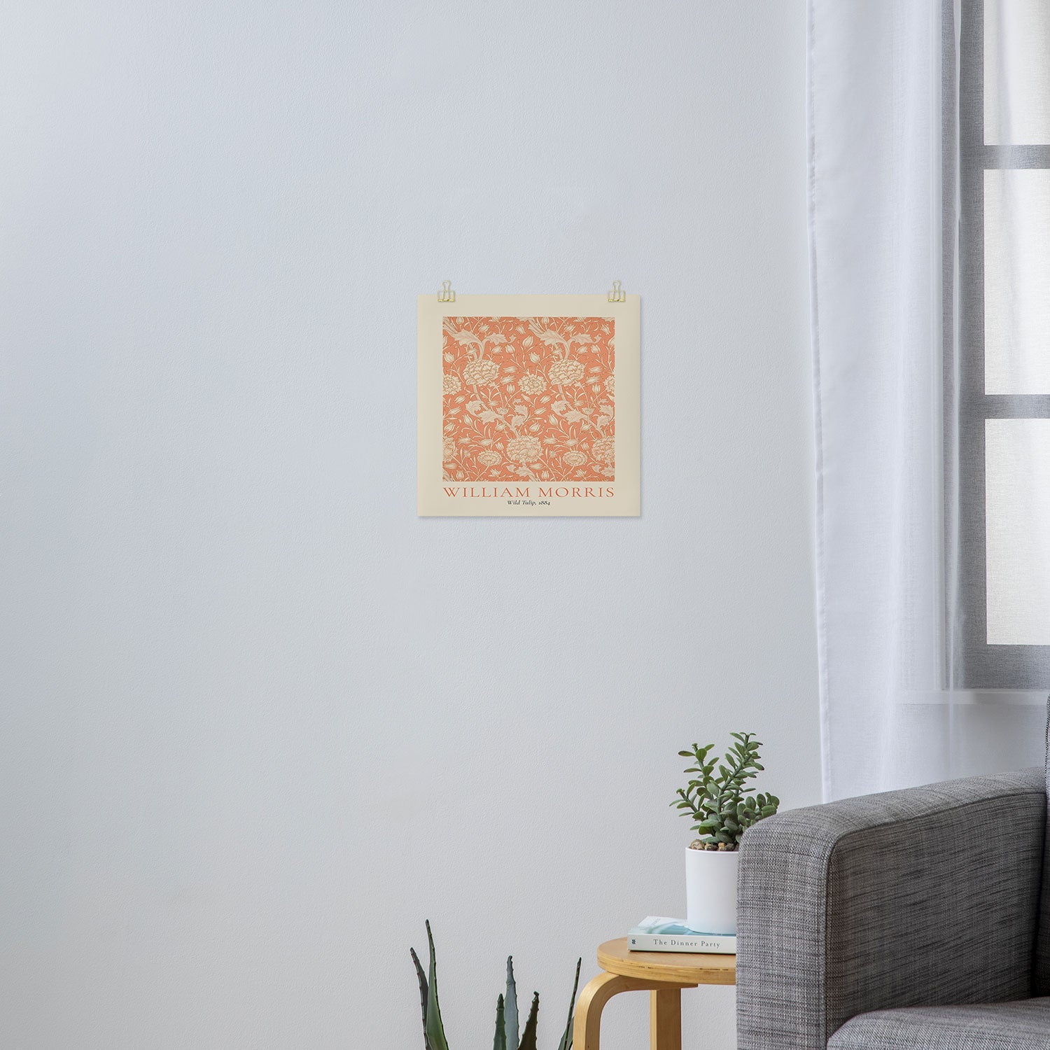 DENY Designs william morris tulip Art Print