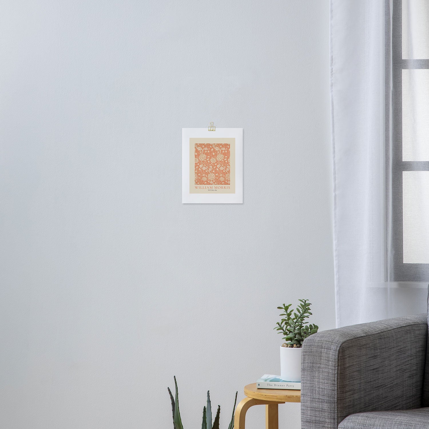 DENY Designs william morris tulip Art Print