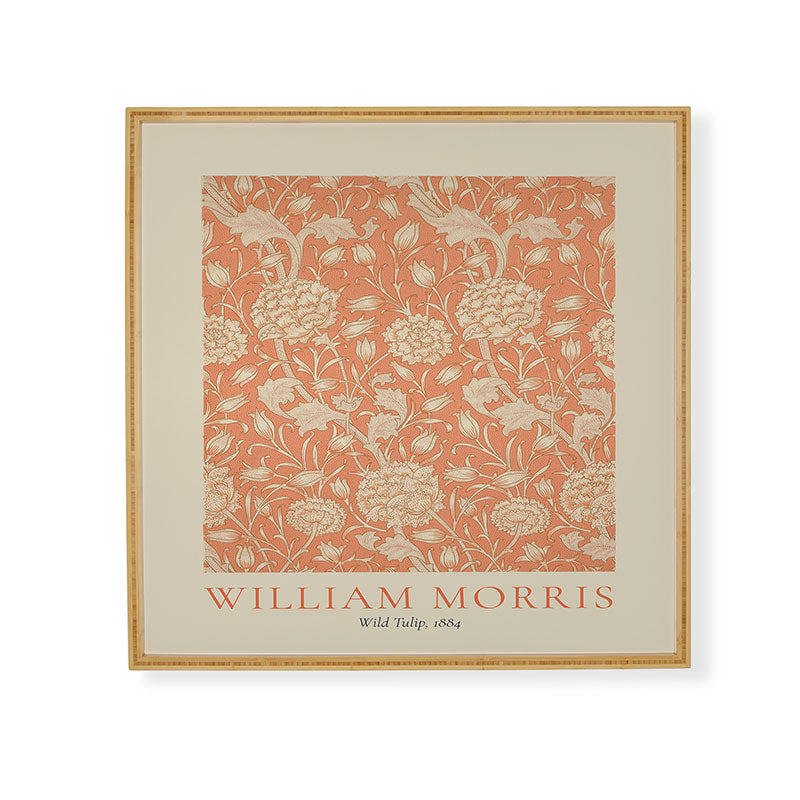 DENY Designs william morris tulip Framed Wall Art