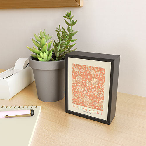 DENY Designs william morris tulip Framed Mini Art Print