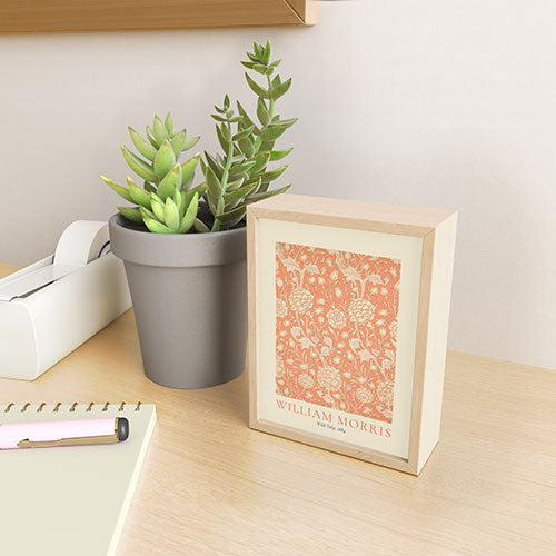 DENY Designs william morris tulip Framed Mini Art Print