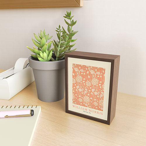 DENY Designs william morris tulip Framed Mini Art Print