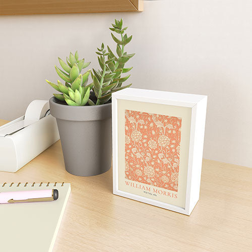 DENY Designs william morris tulip Framed Mini Art Print