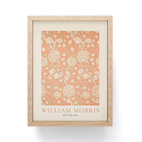 DENY Designs william morris tulip Framed Mini Art Print