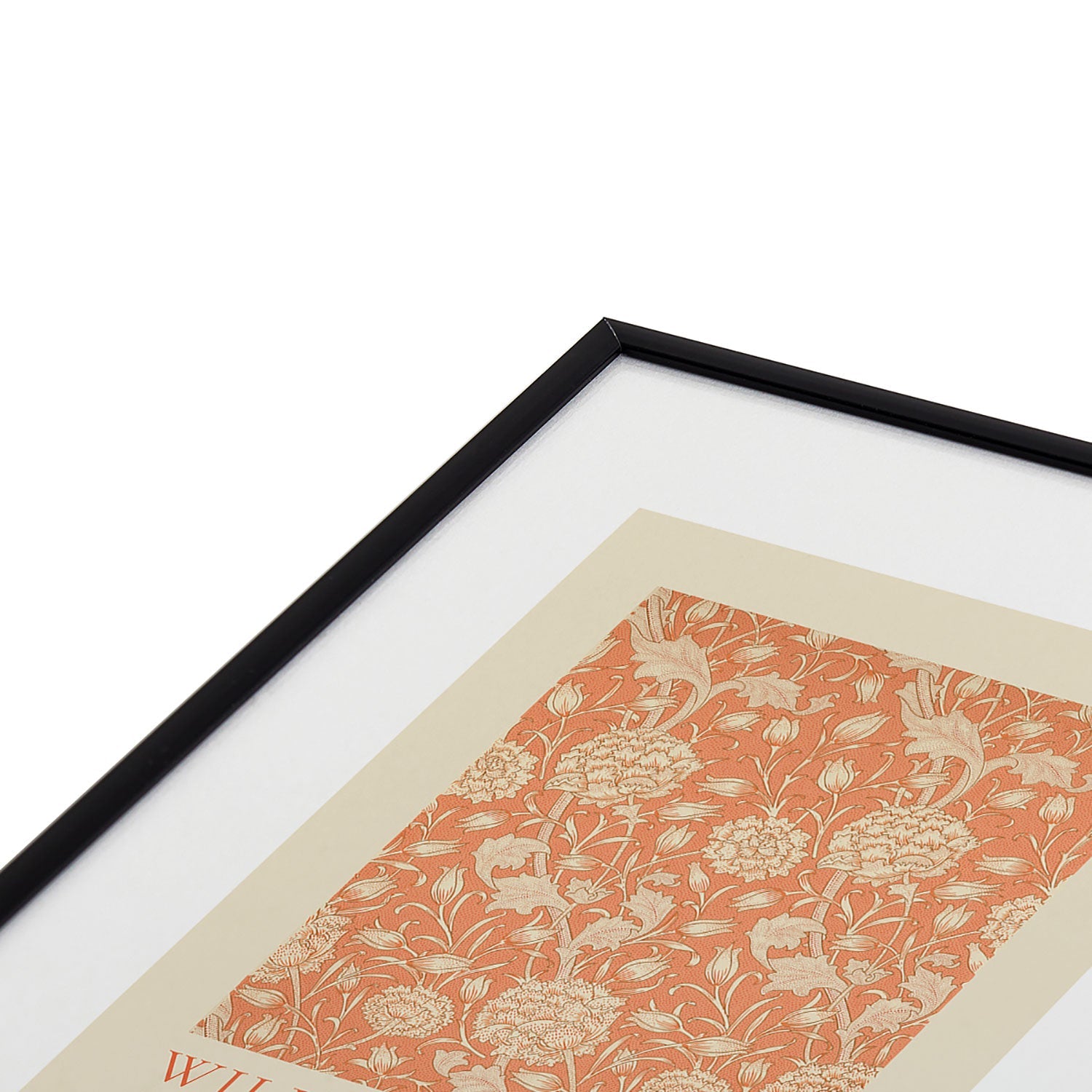 DENY Designs william morris tulip Metal Framed Art Print