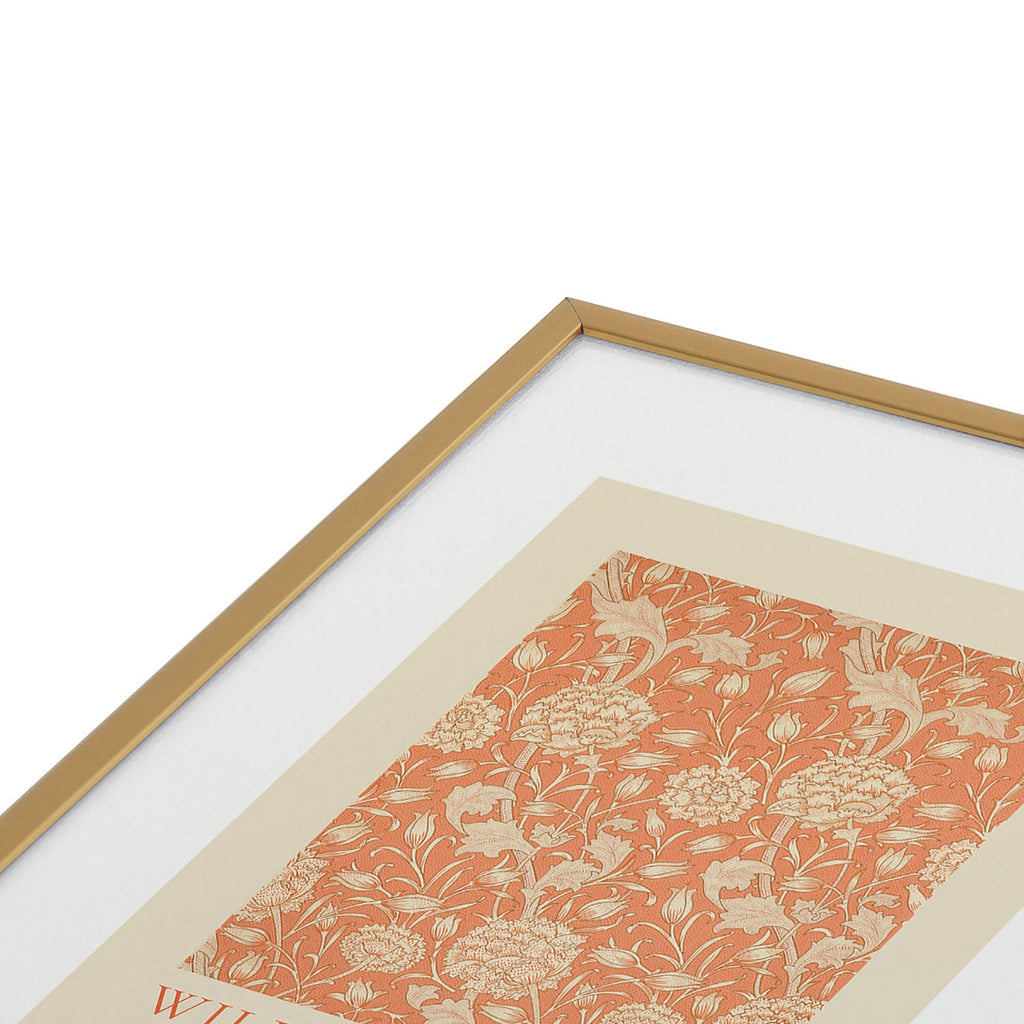 DENY Designs william morris tulip Metal Framed Art Print