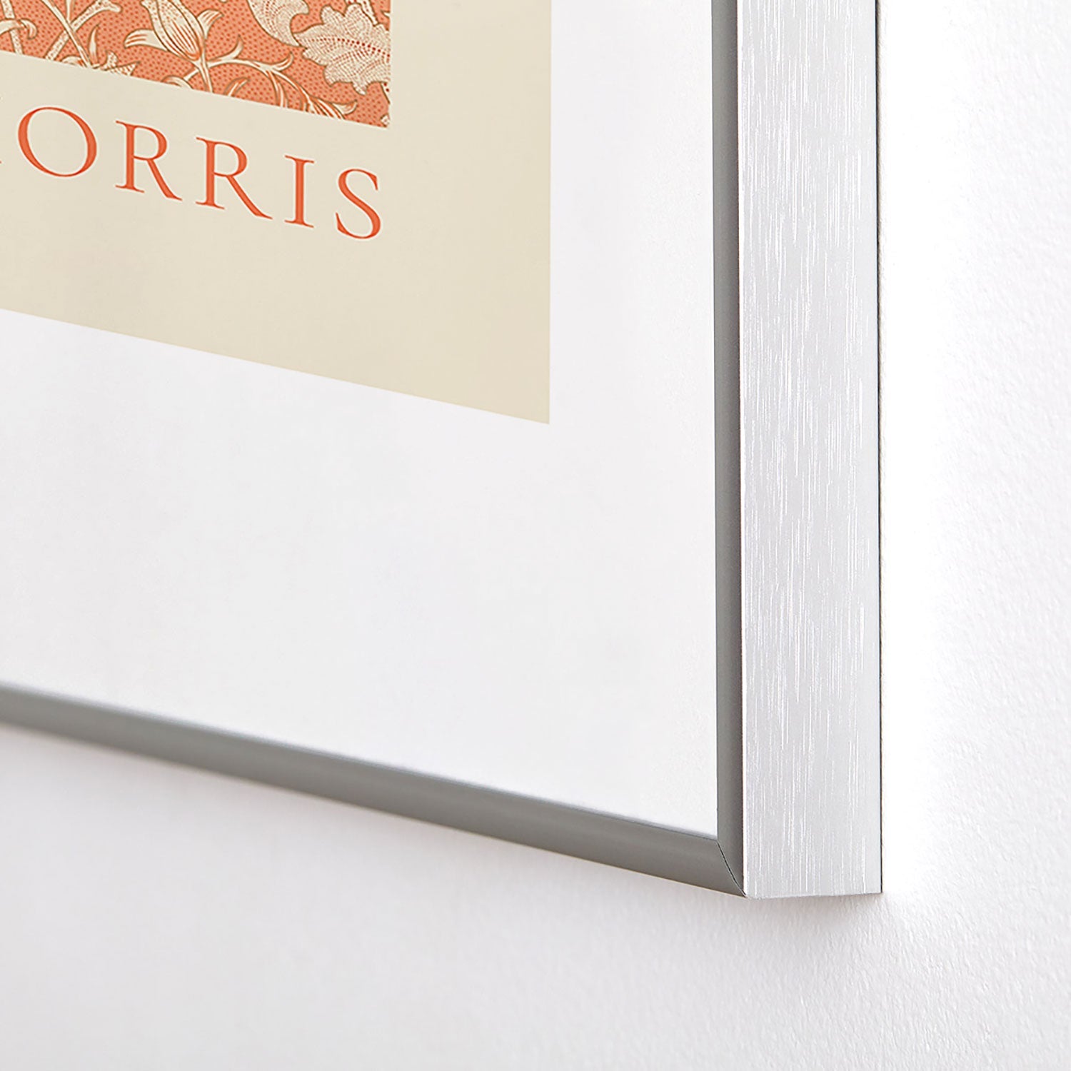DENY Designs william morris tulip Metal Framed Art Print