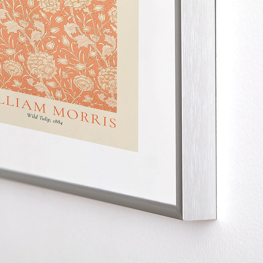 DENY Designs william morris tulip Metal Framed Art Print