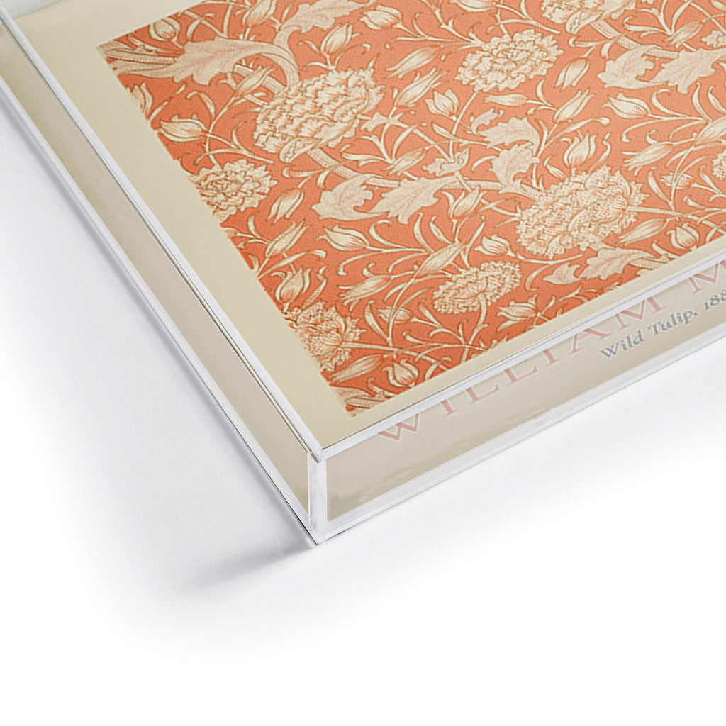DENY Designs william morris tulip Acrylic Tray