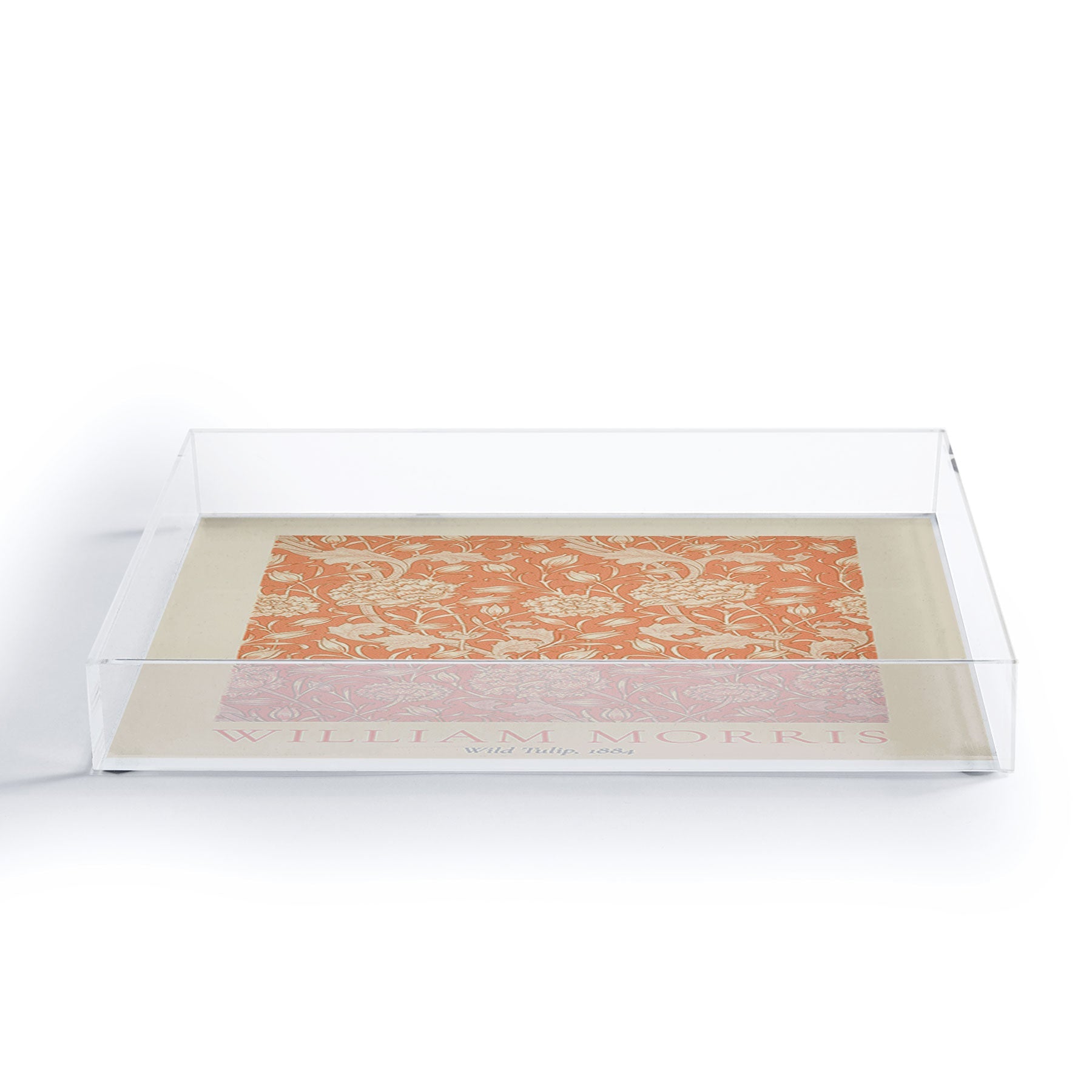 DENY Designs william morris tulip Acrylic Tray