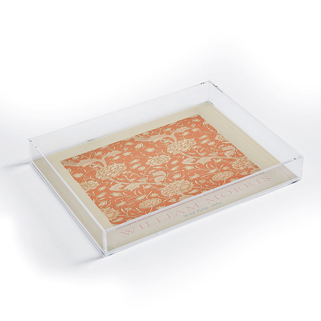 DENY Designs william morris tulip Acrylic Tray