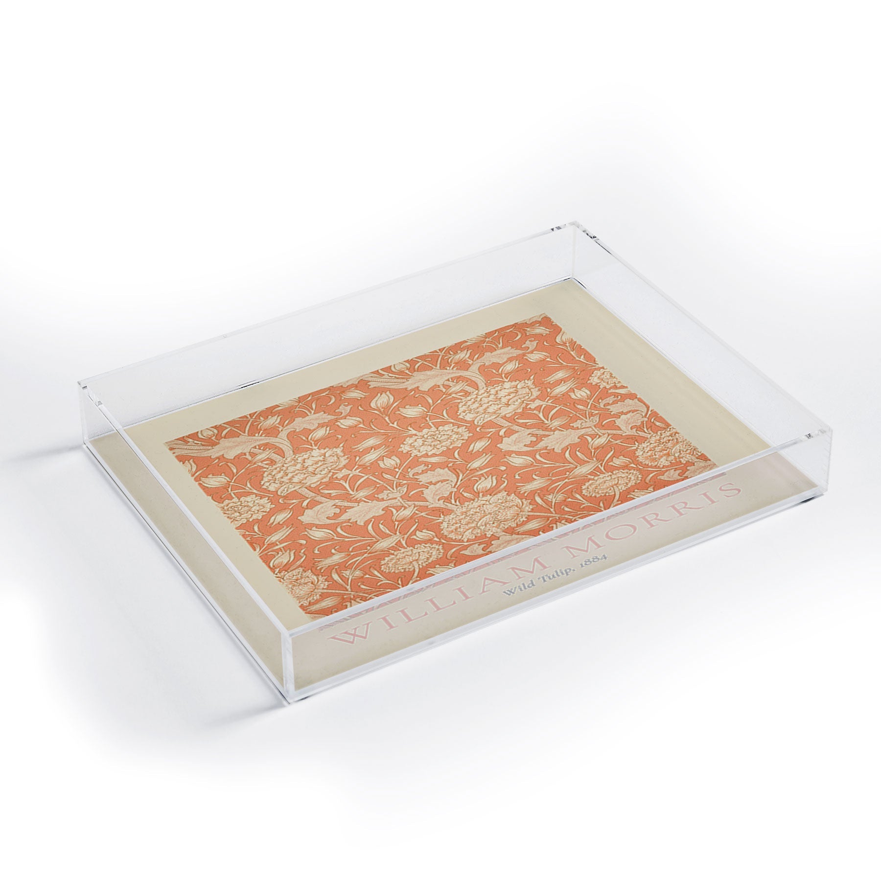 DENY Designs william morris tulip Acrylic Tray