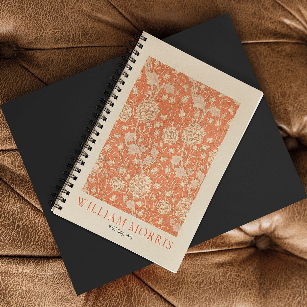 DENY Designs william morris tulip Spiral Notebook