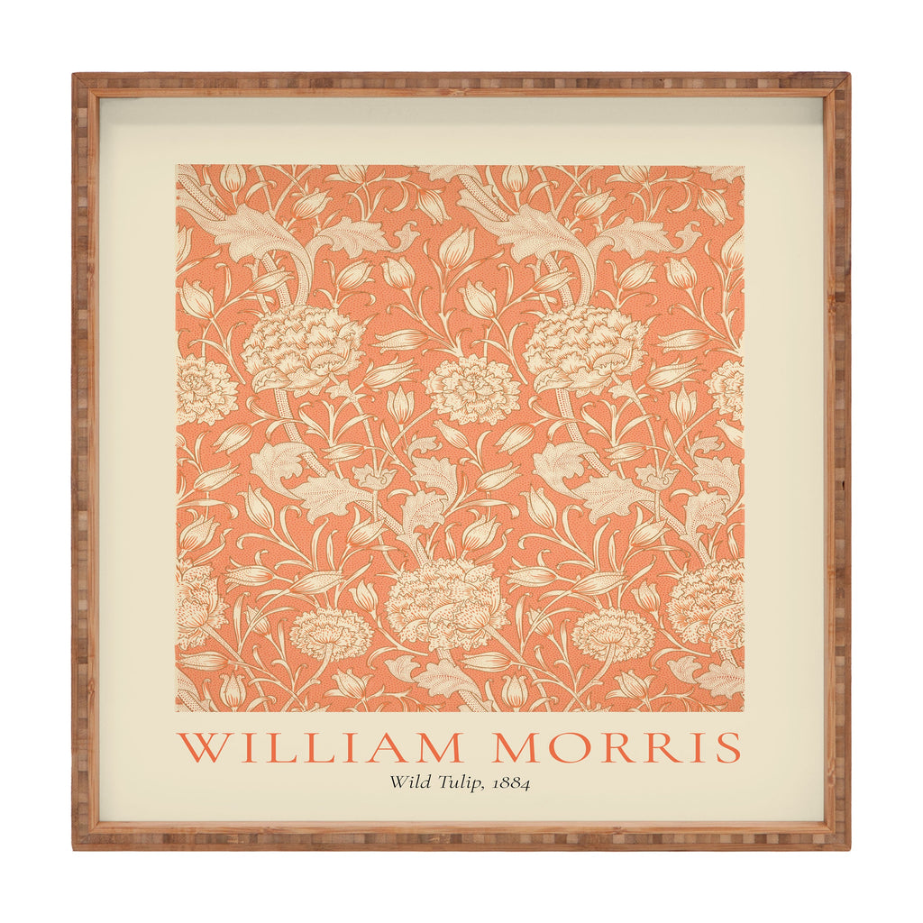 DENY Designs william morris tulip Square Tray