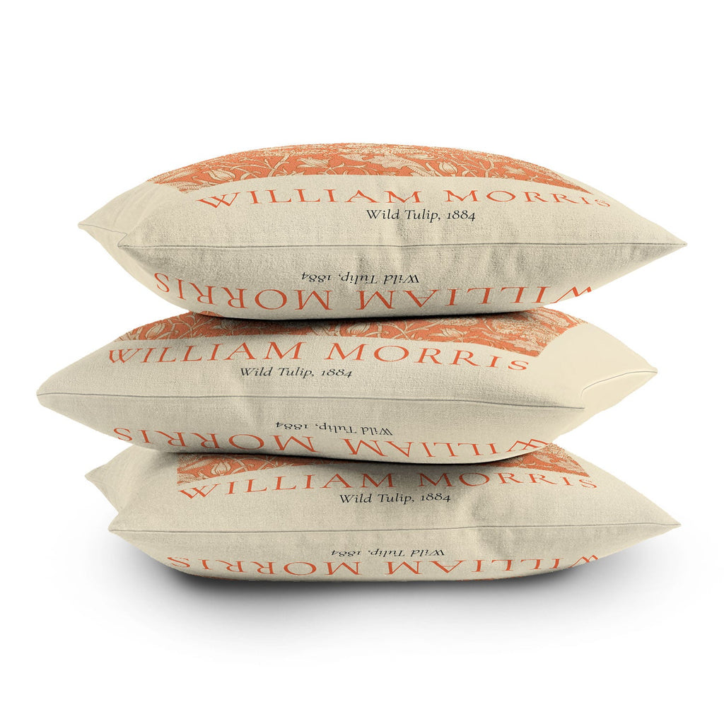 DENY Designs william morris tulip Outdoor Throw Pillow