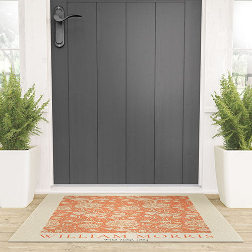 DENY Designs william morris tulip Welcome Mat