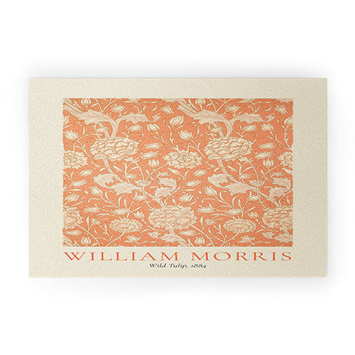 DENY Designs william morris tulip Welcome Mat