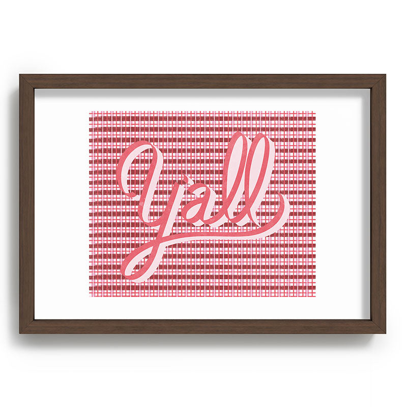 DENY Designs yall ii Recessed Framing Rectangle