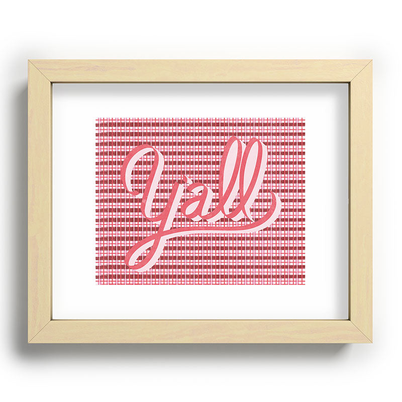 DENY Designs yall ii Recessed Framing Rectangle