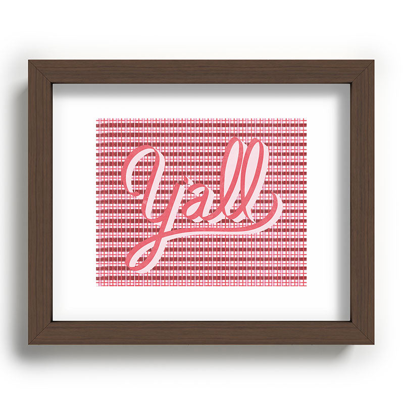 DENY Designs yall ii Recessed Framing Rectangle