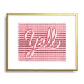 DENY Designs yall ii Metal Framed Art Print