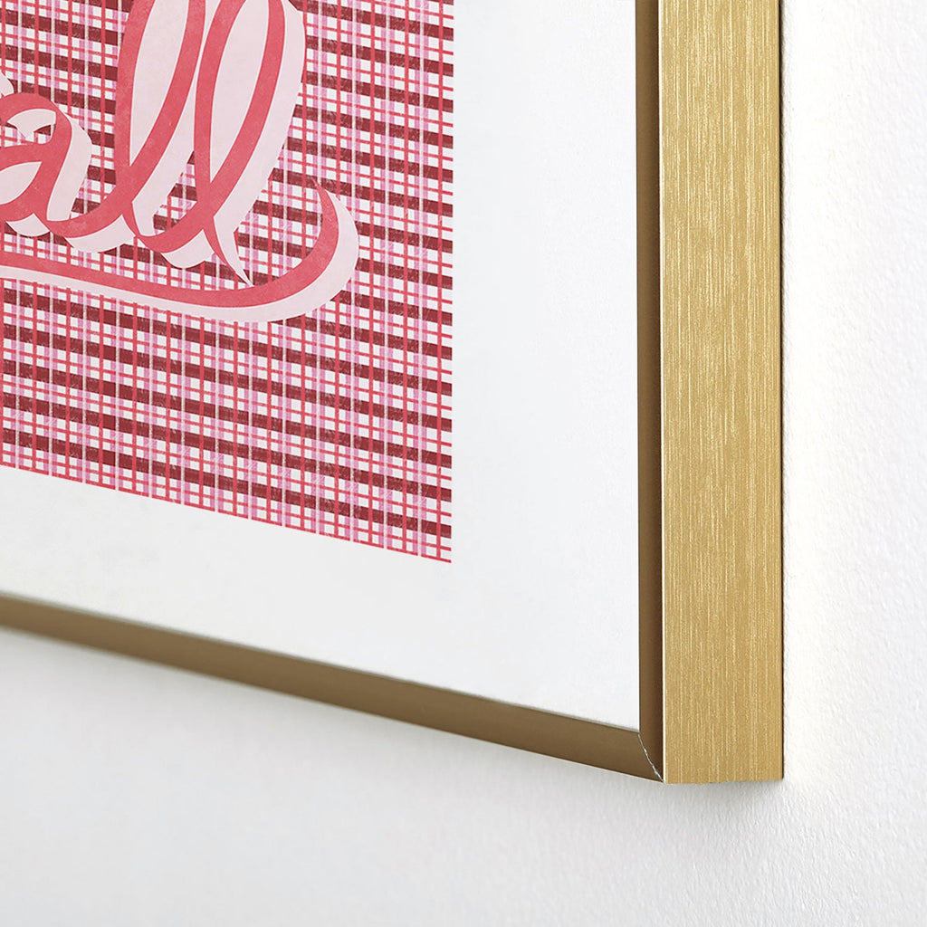 DENY Designs yall ii Metal Framed Art Print