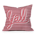 DENY Designs yall ii Outdoor Throw Pillow
