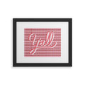 DENY Designs yall ii Framed Art Print