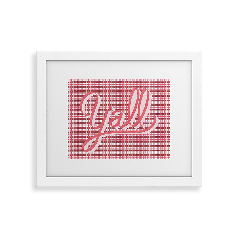 DENY Designs yall ii Framed Art Print