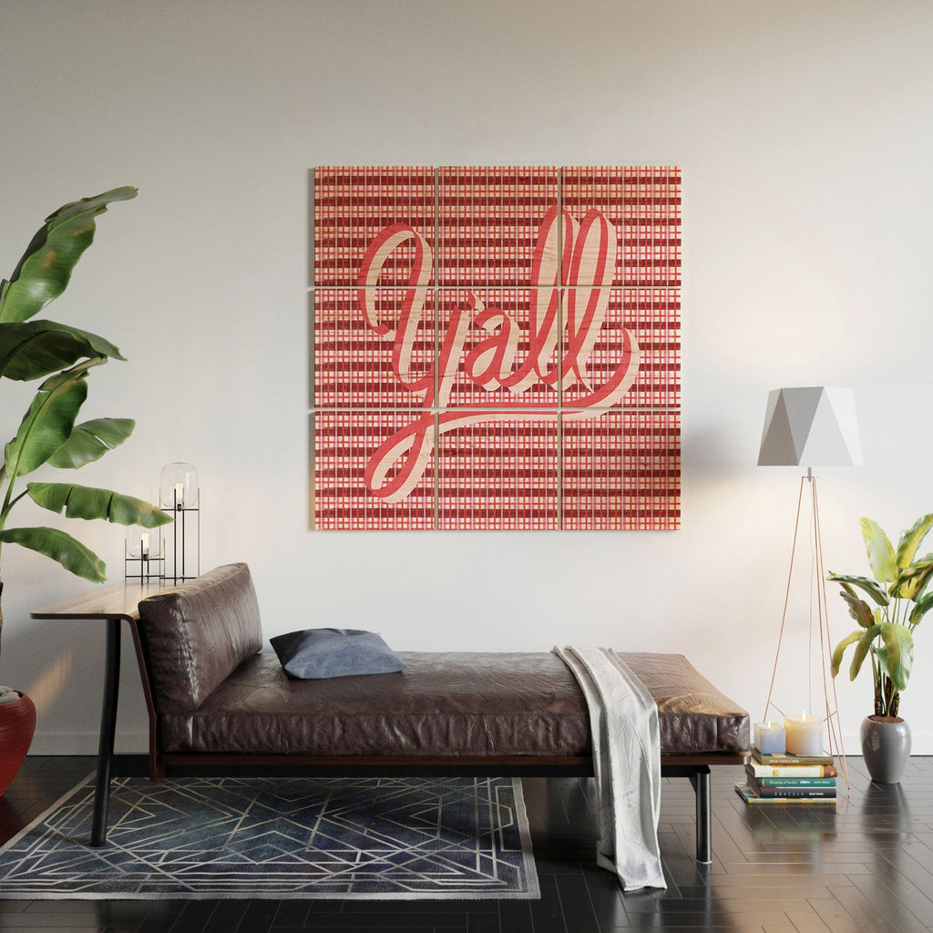 DENY Designs yall ii Wood Wall Mural