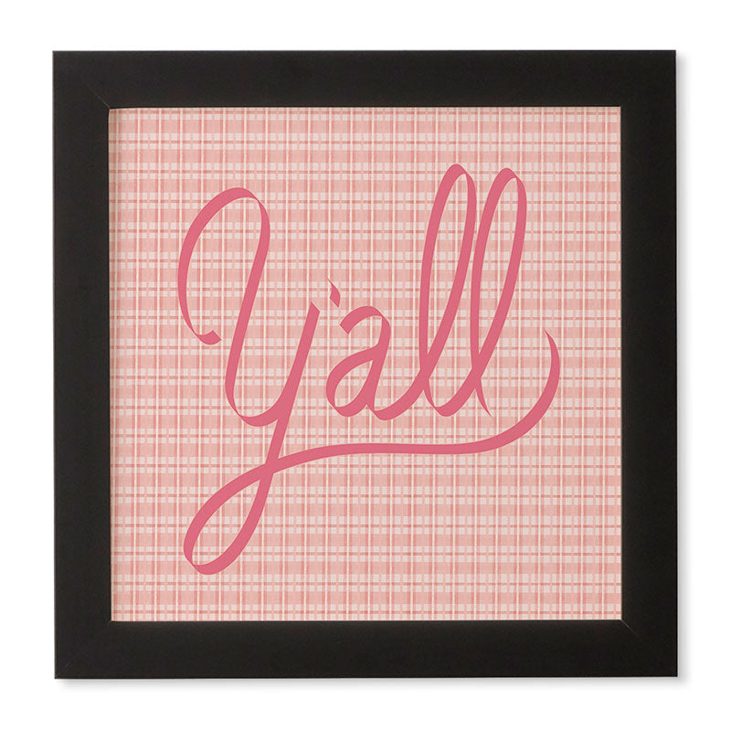 DENY Designs yall option ii Framed Wall Art