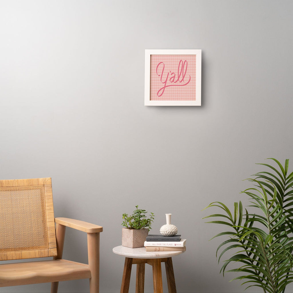 DENY Designs yall option ii Framed Wall Art