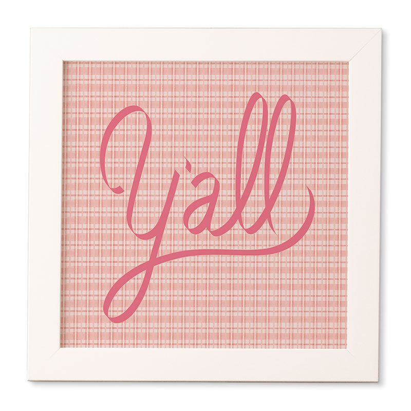 DENY Designs yall option ii Framed Wall Art