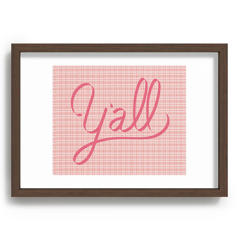 DENY Designs yall option ii Recessed Framing Rectangle