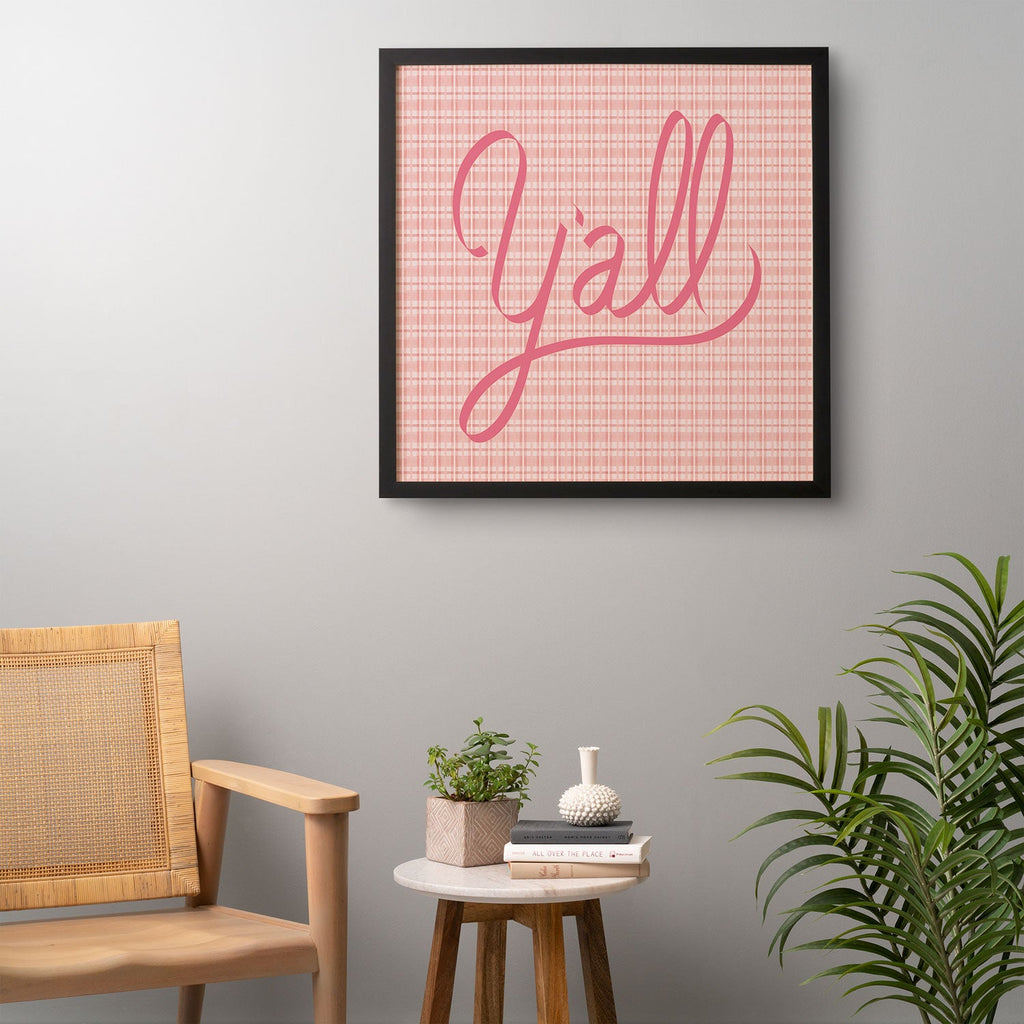 DENY Designs yall option ii Framed Wall Art