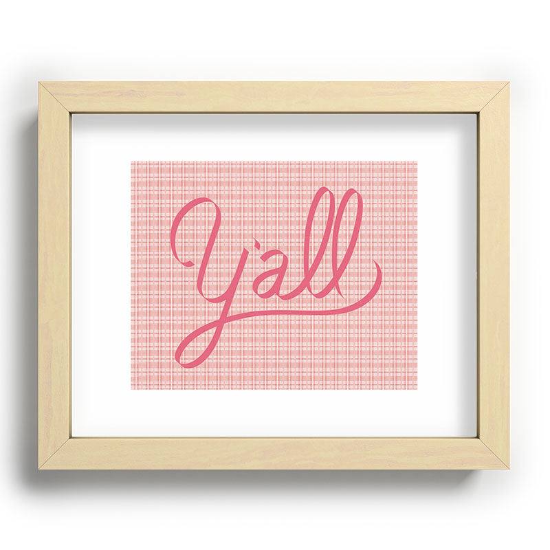 DENY Designs yall option ii Recessed Framing Rectangle