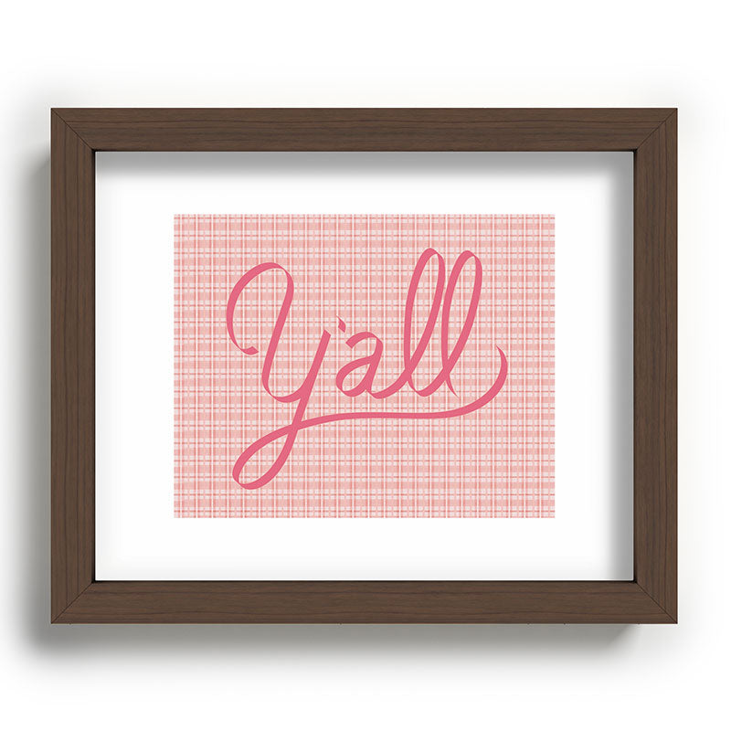 DENY Designs yall option ii Recessed Framing Rectangle