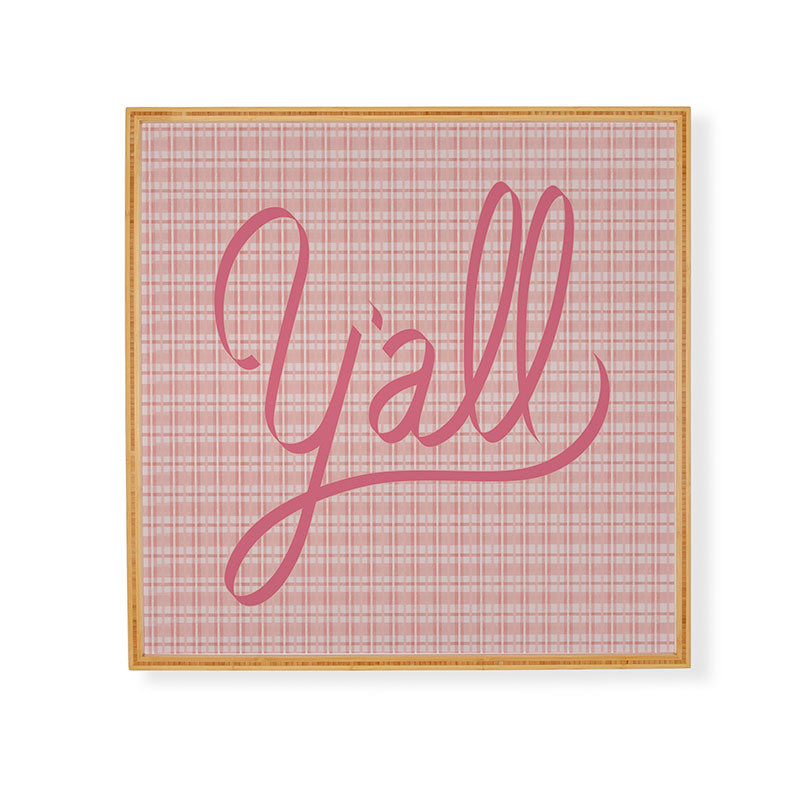 DENY Designs yall option ii Framed Wall Art