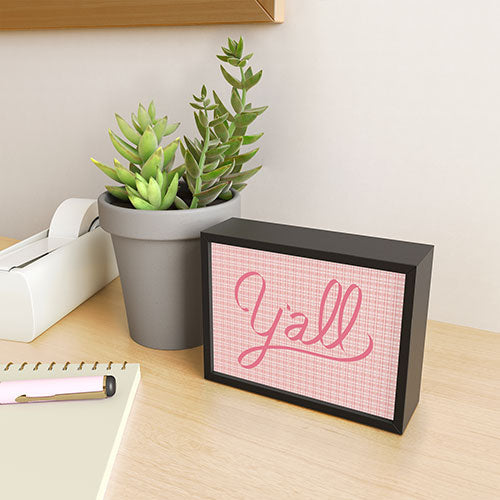 DENY Designs yall option ii Framed Mini Art Print