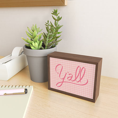 DENY Designs yall option ii Framed Mini Art Print