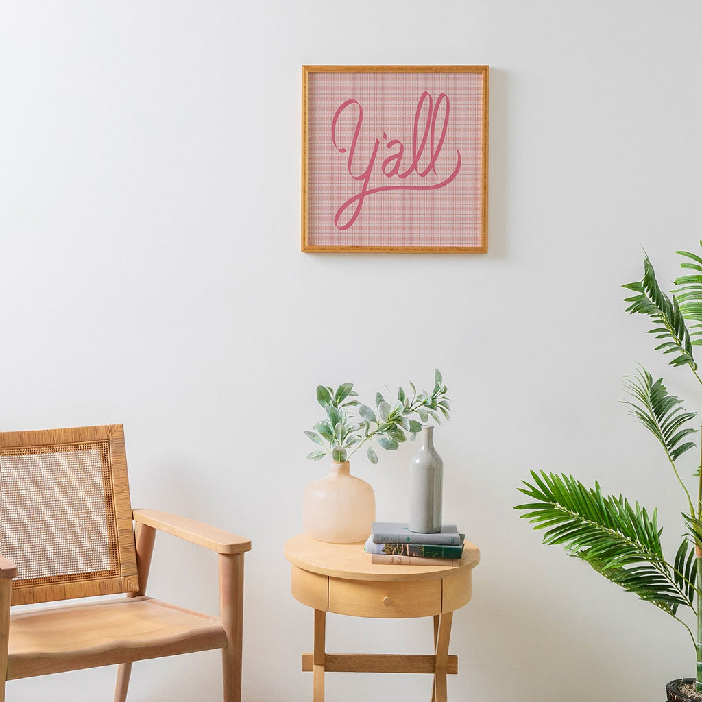DENY Designs yall option ii Framed Wall Art