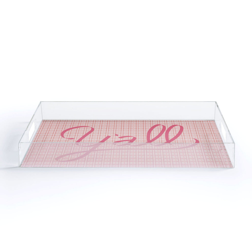 DENY Designs yall option ii Acrylic Tray