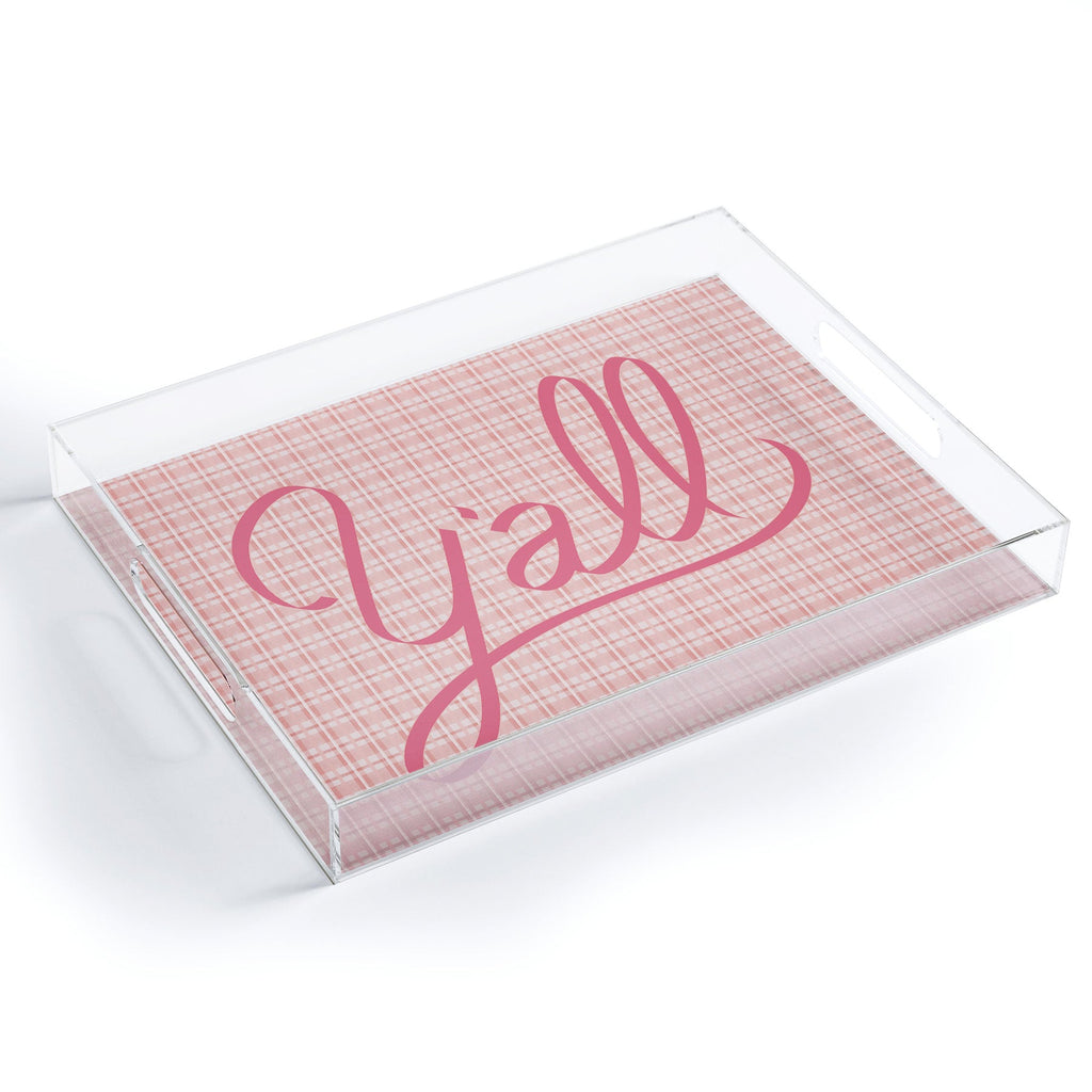 DENY Designs yall option ii Acrylic Tray