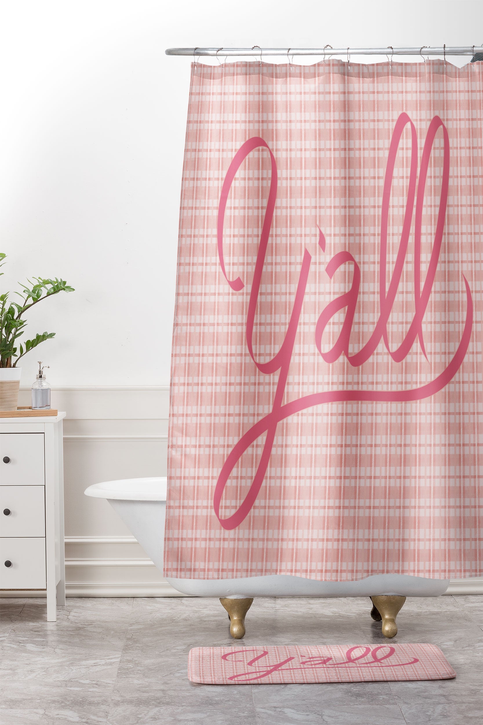 DENY Designs yall option ii Memory Foam Bath Mat