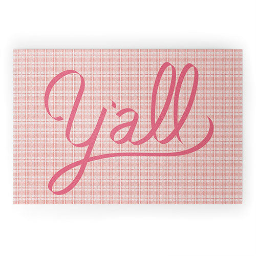 DENY Designs yall option ii Welcome Mat