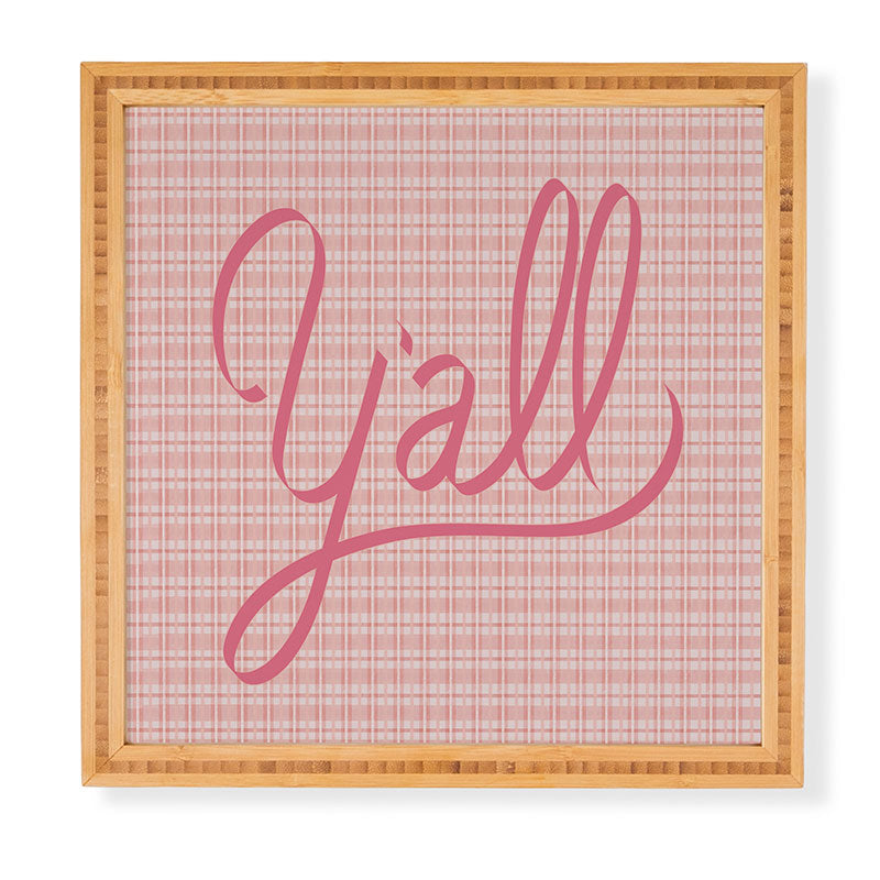 DENY Designs yall option ii Framed Wall Art