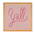 DENY Designs yall option ii Framed Wall Art
