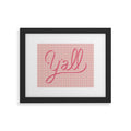 DENY Designs yall option ii Framed Art Print
